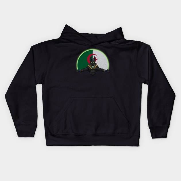 Anubis Algeria Kids Hoodie by RampArt